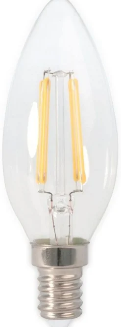Lichtbronnen|Lichtbronnen-Calex Filament kaars Lichtbron Transparant
