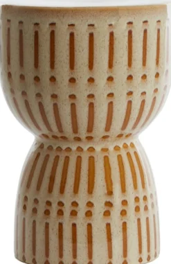 Ronde Bijzettafels-Eijerkamp Collectie Finca Bijzettafel Crème, bruin