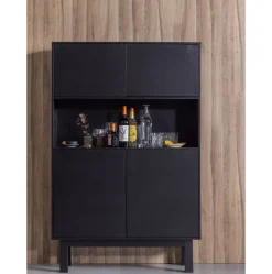 Buffetkasten|Buffetkasten-WOOOD Finca Buffetkast Deep Black