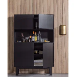 Buffetkasten|Buffetkasten-WOOOD Finca Buffetkast Deep Black