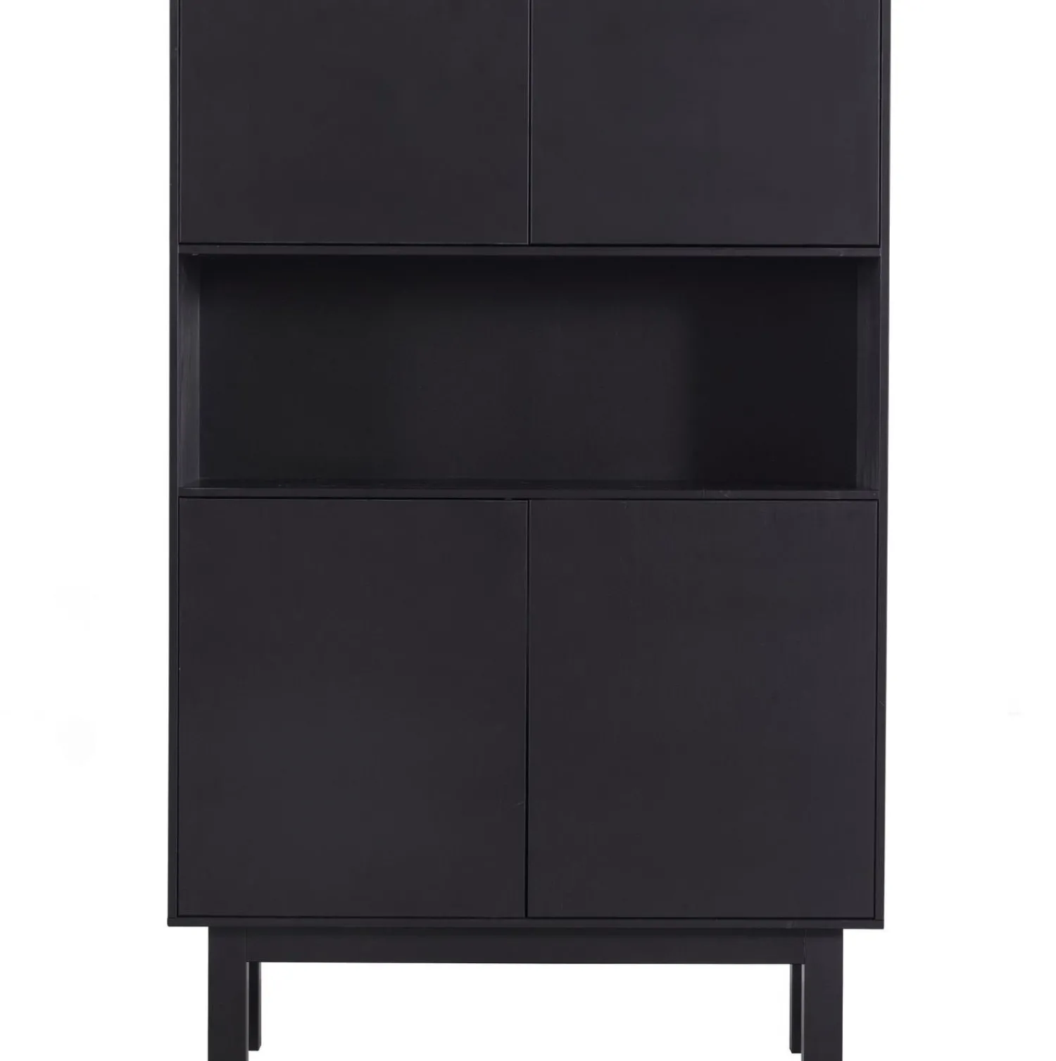 Buffetkasten|Buffetkasten-WOOOD Finca Buffetkast Deep Black