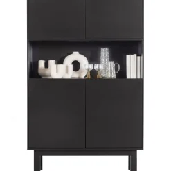 Buffetkasten|Buffetkasten-WOOOD Finca Buffetkast Deep Black