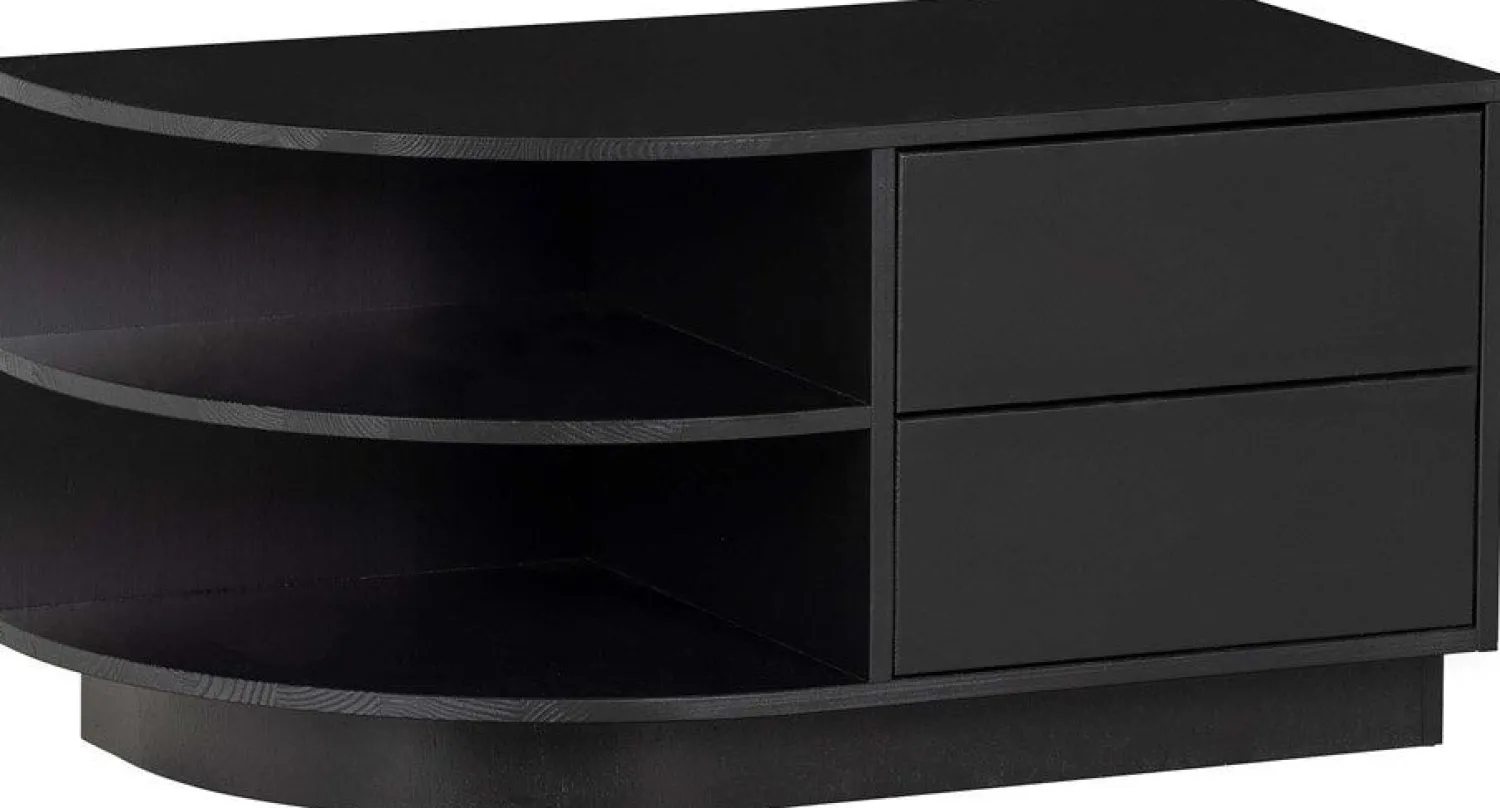 Tv-Meubels-WOOOD Finca Links TV-meubel Deep Black