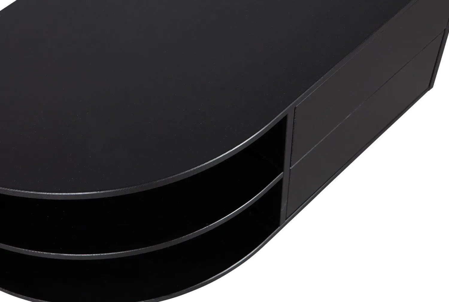 Tv-Meubels-WOOOD Finca Links TV-meubel Deep Black