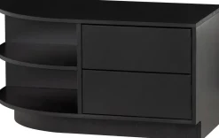 Tv-Meubels-WOOOD Finca Links TV-meubel Deep Black