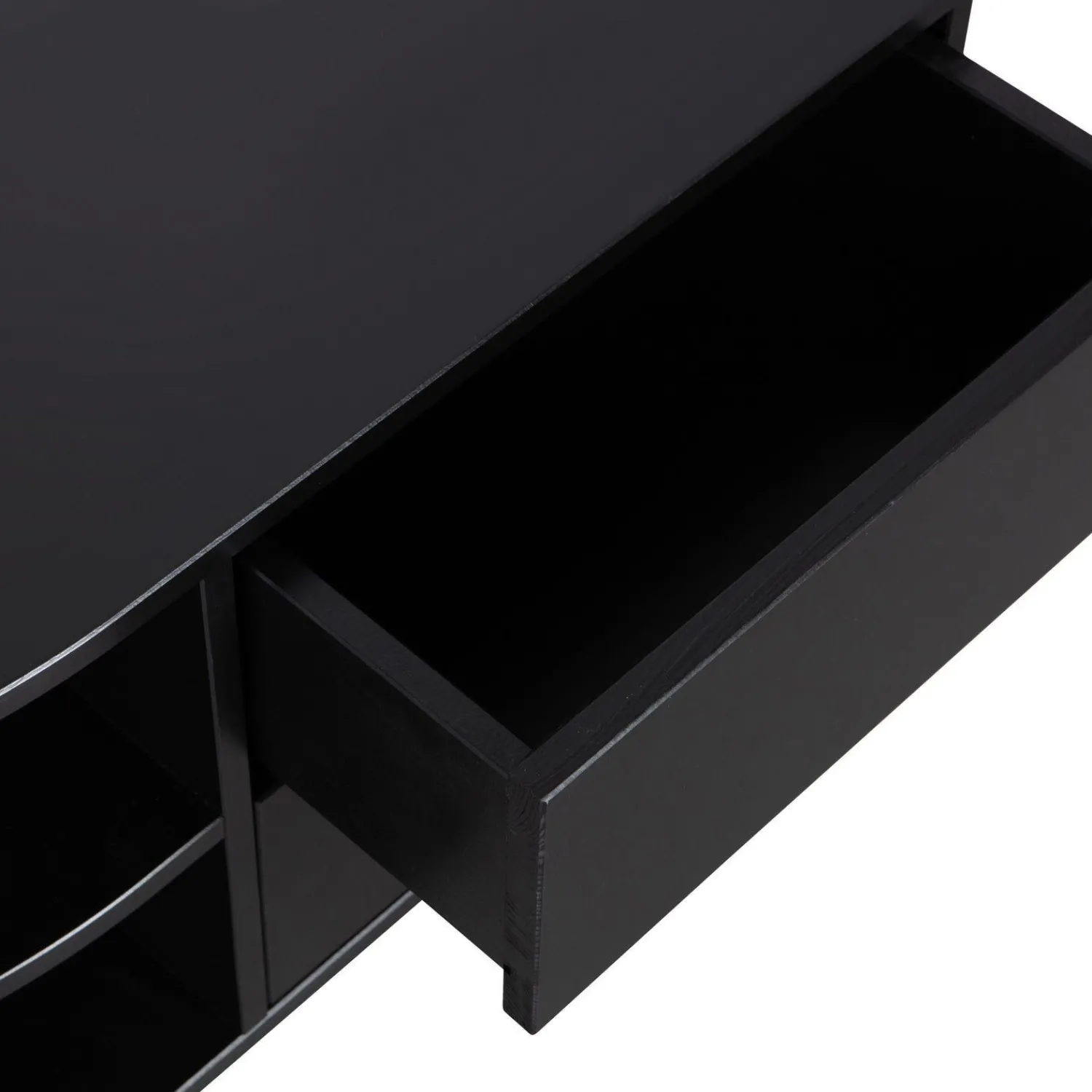 Tv-Meubels-WOOOD Finca Links TV-meubel Deep Black