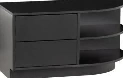 Tv-Meubels-WOOOD Finca Rechts TV-meubel Deep Black