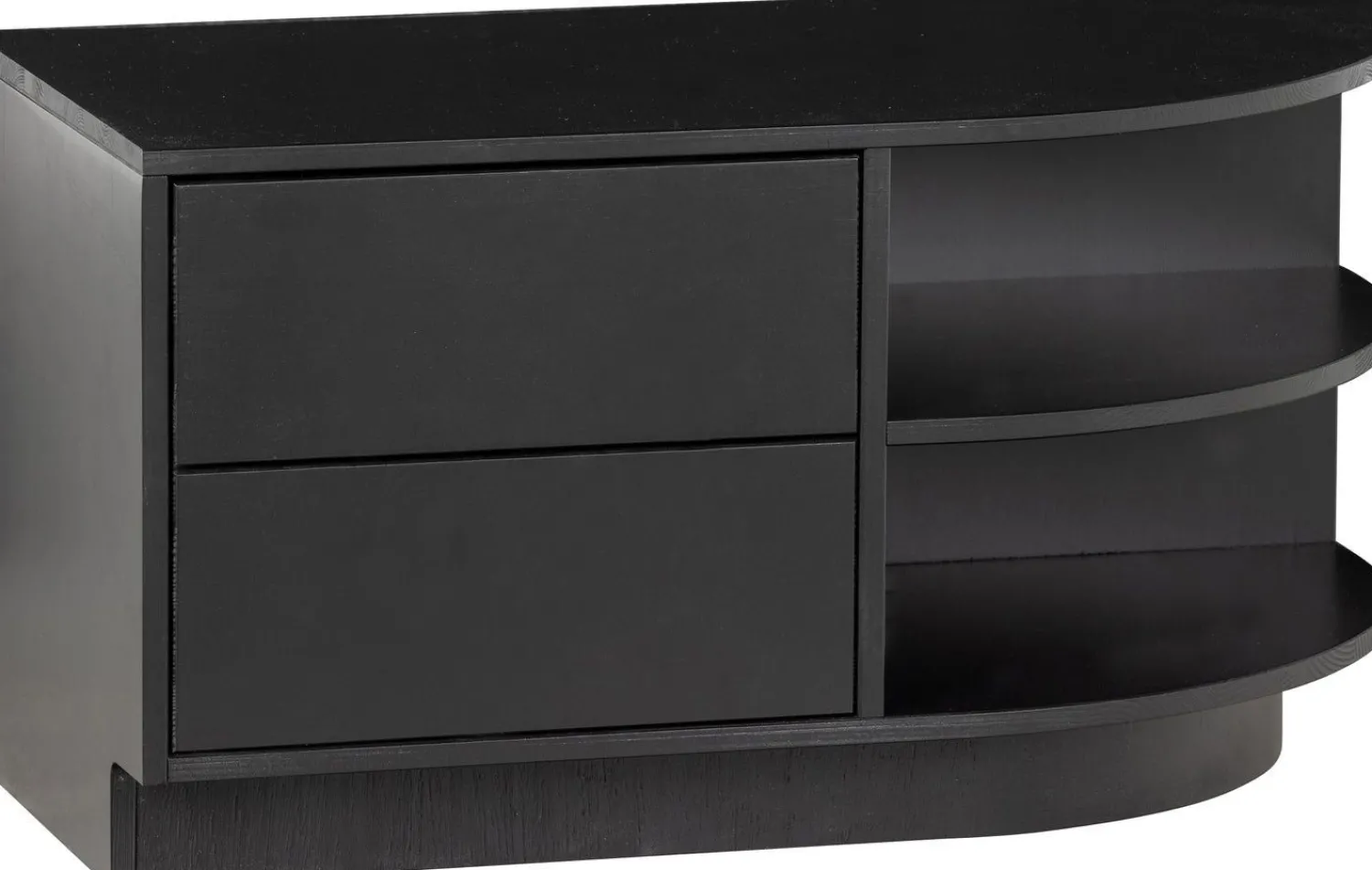 Tv-Meubels-WOOOD Finca Rechts TV-meubel Deep Black