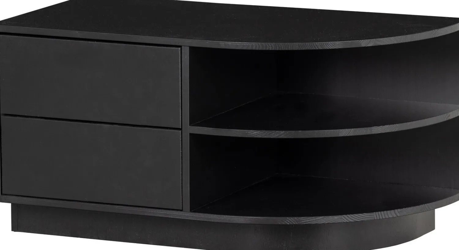 Tv-Meubels-WOOOD Finca Rechts TV-meubel Deep Black