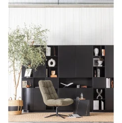 Tv-Meubels-WOOOD Finca Rechts TV-meubel Deep Black