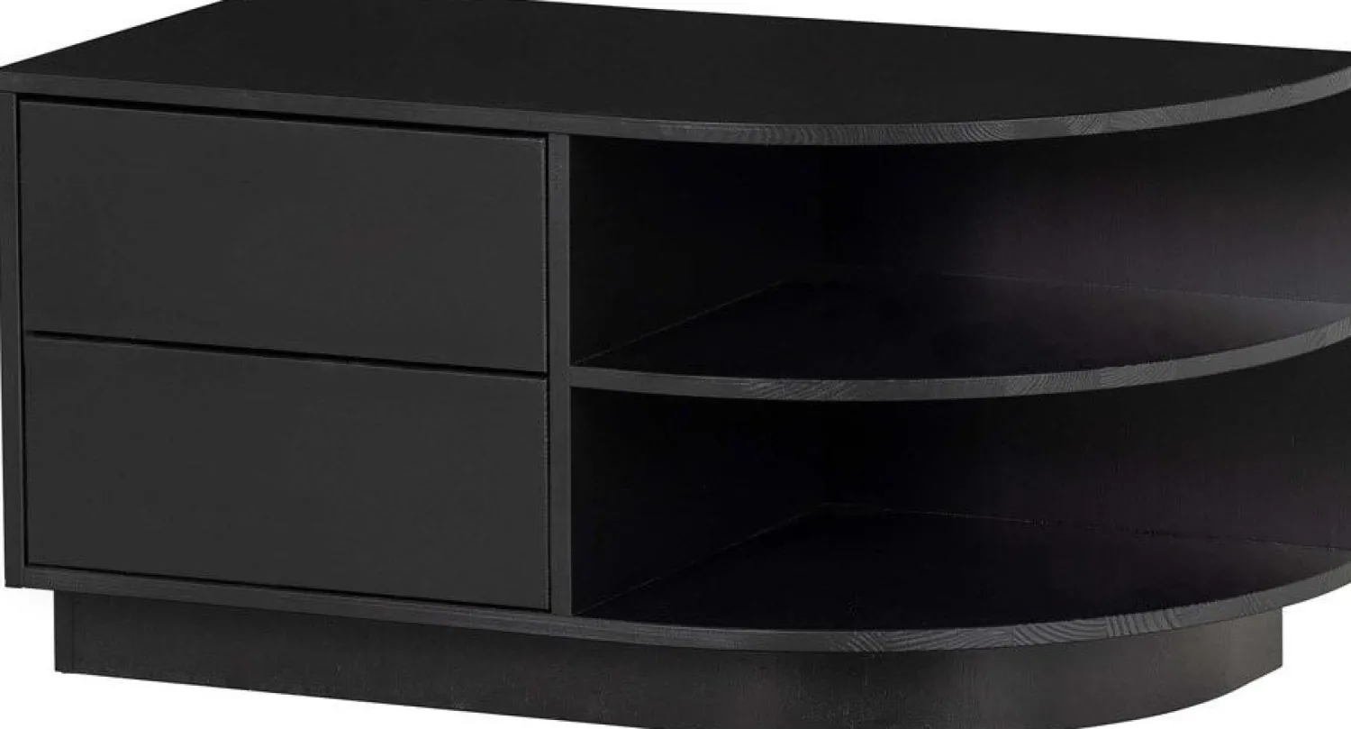 Tv-Meubels-WOOOD Finca Rechts TV-meubel Deep Black
