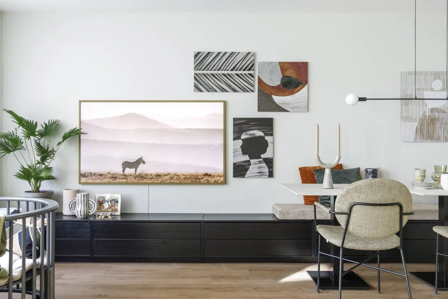 Tv-Meubels-WOOOD Finca TV-meubel Deep Black