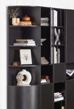 Boekenkasten|Vakkenkasten-WOOOD Finca Vakkenkast Deep Black