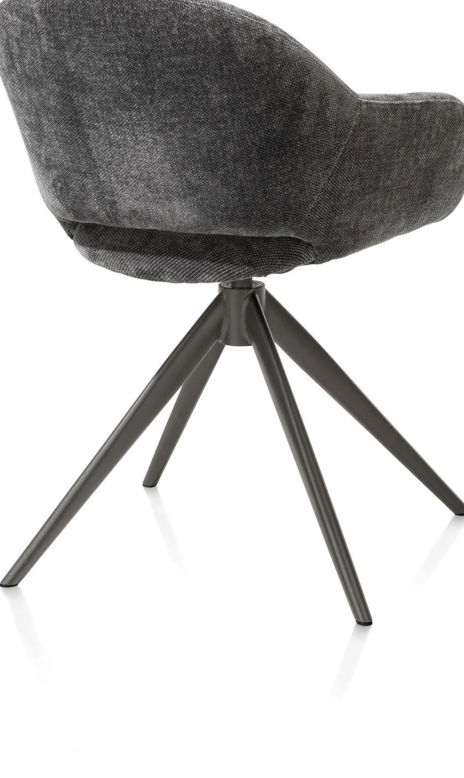 Eetkamerstoelen Met Armleuning-XOOON Finn Armstoel Antraciet