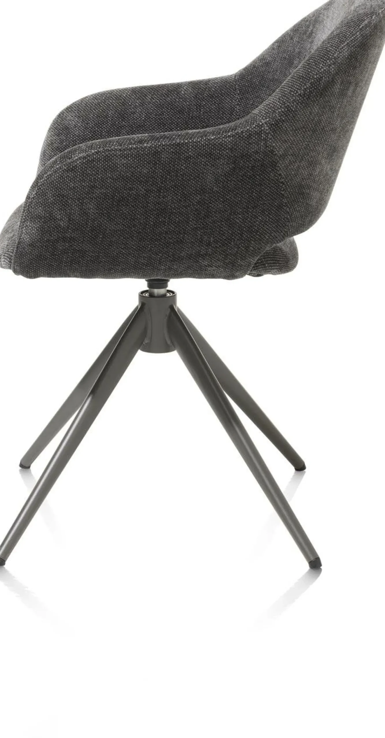 Eetkamerstoelen Met Armleuning-XOOON Finn Armstoel Antraciet