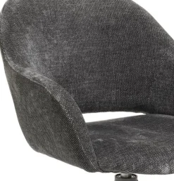 Eetkamerstoelen Met Armleuning-XOOON Finn Armstoel Antraciet