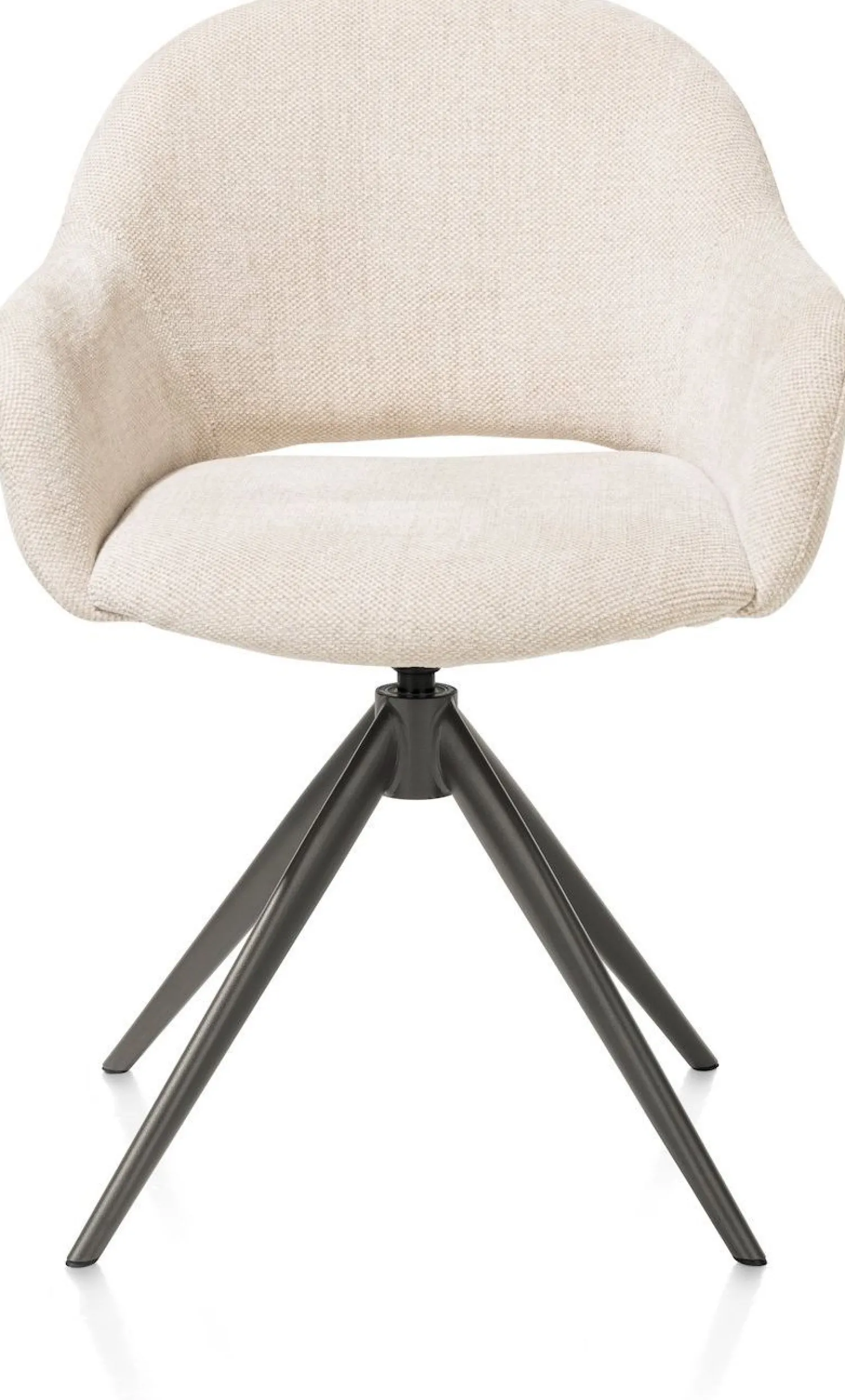 Eetkamerstoelen Met Armleuning-XOOON Finn Armstoel Creme