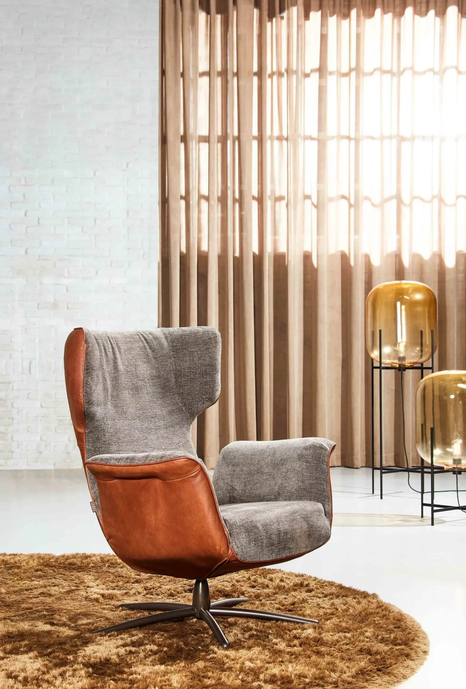 Leren Fauteuils|Design Fauteuils-LABEL Vandenberg First Class Fauteuil
