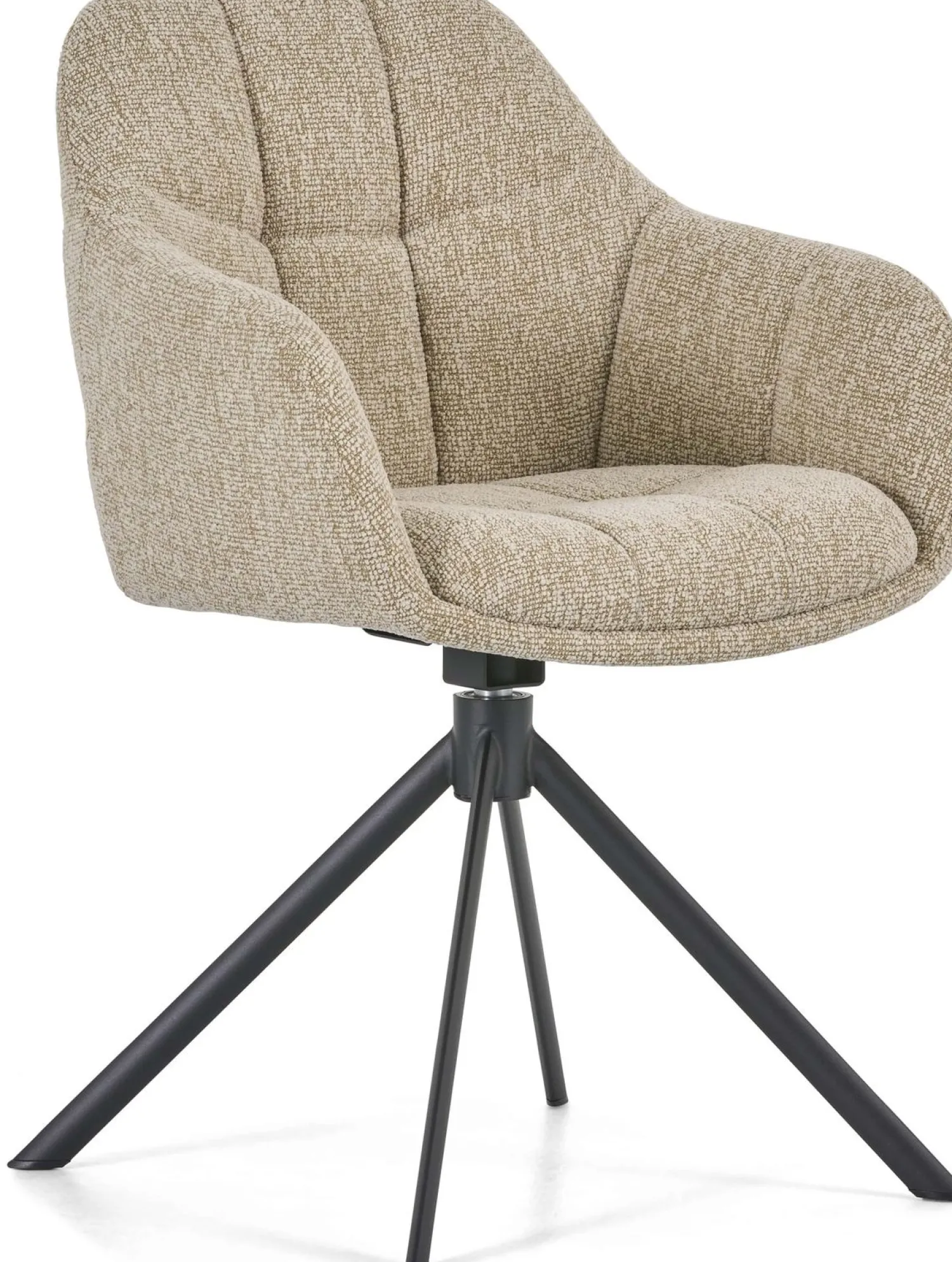 Eetkamerstoelen Met Armleuning-Montèl Flair Eetkamerstoel Sand
