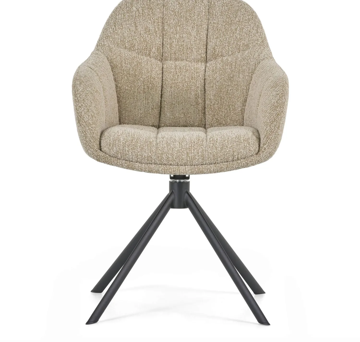 Eetkamerstoelen Met Armleuning-Montèl Flair Eetkamerstoel Sand