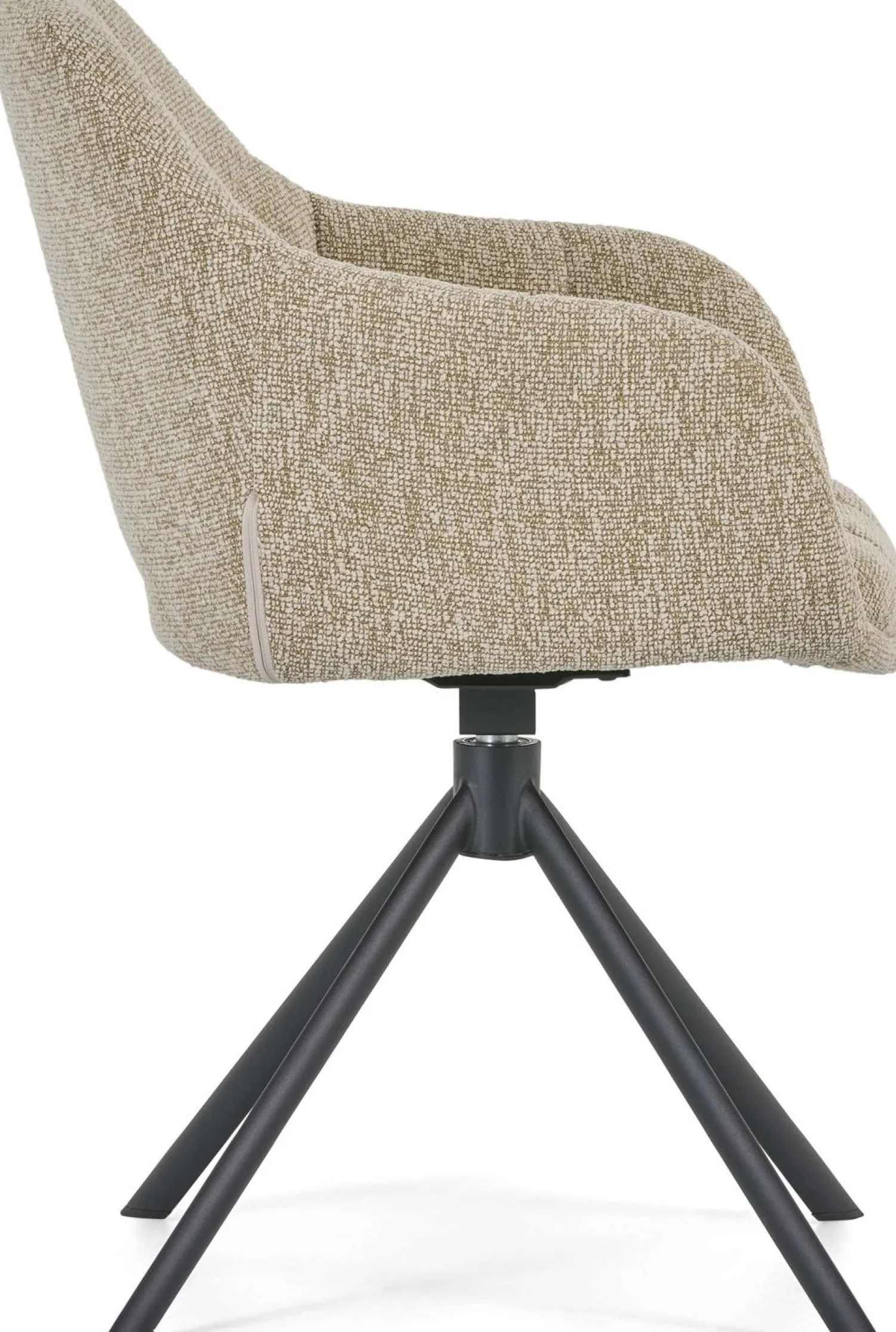 Eetkamerstoelen Met Armleuning-Montèl Flair Eetkamerstoel Sand