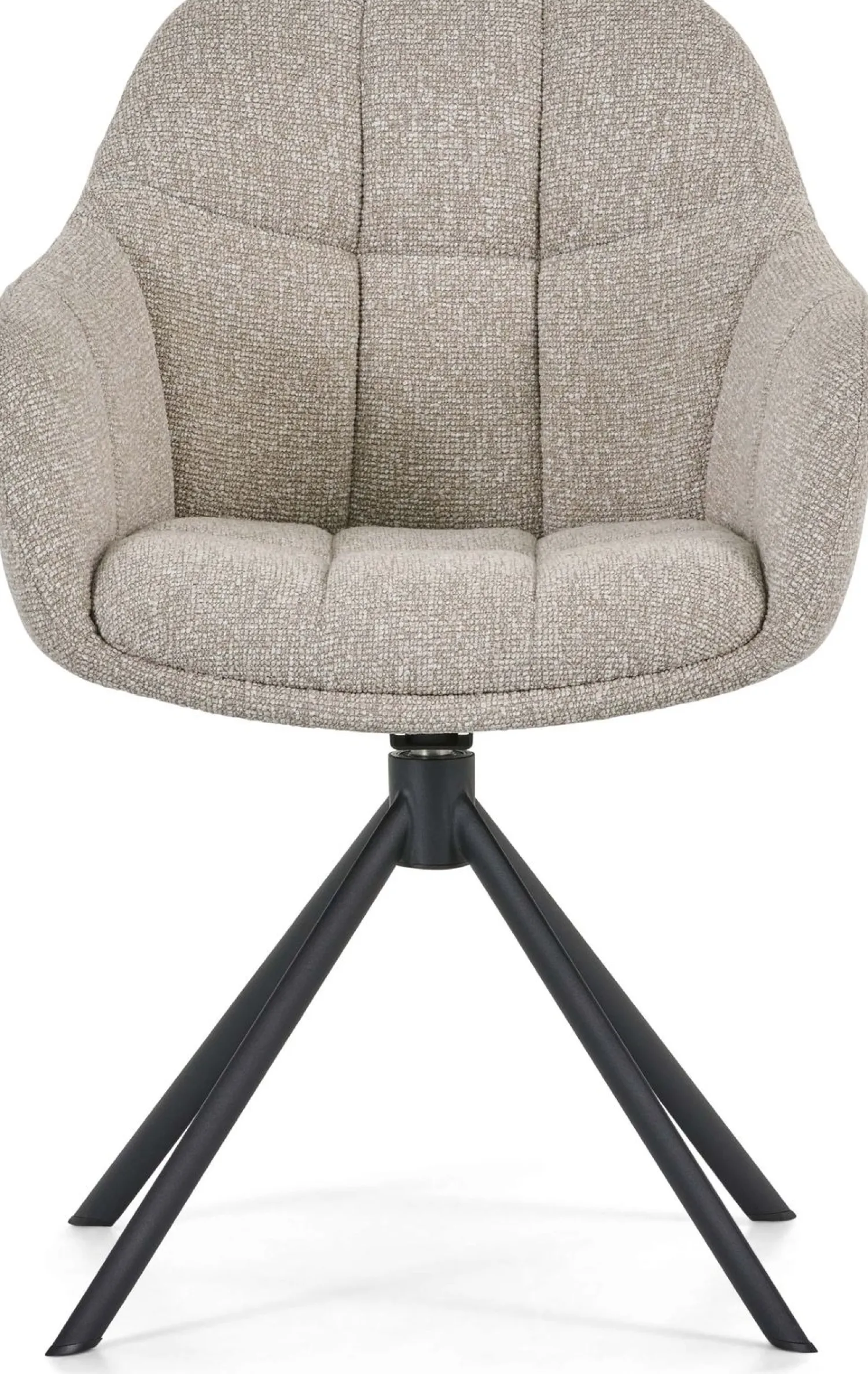 Eetkamerstoelen Met Armleuning-Montèl Flair Eetkamerstoel Beige