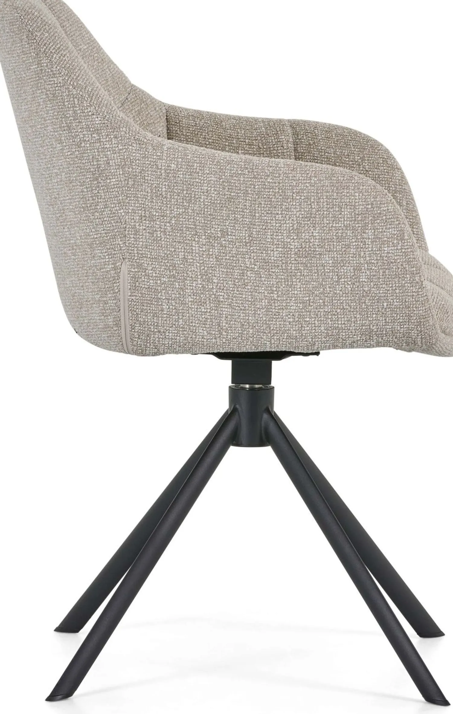 Eetkamerstoelen Met Armleuning-Montèl Flair Eetkamerstoel Beige