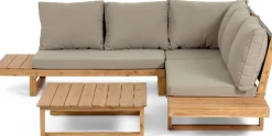 Loungesets-Kave Home Flaviina Loungeset Beige, Naturel