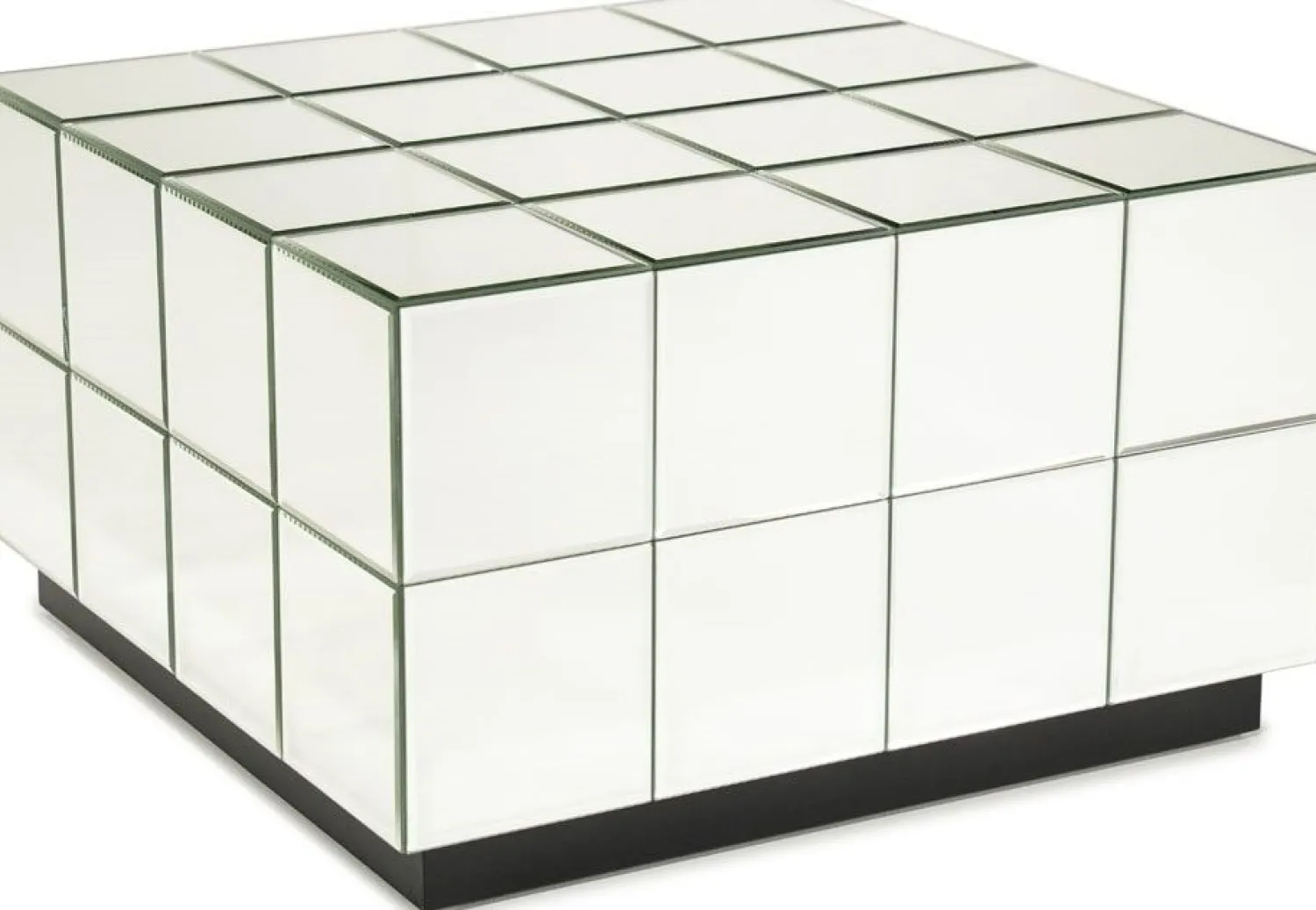 Houten Salontafels-By Boo Flectron Salontafel Zilver