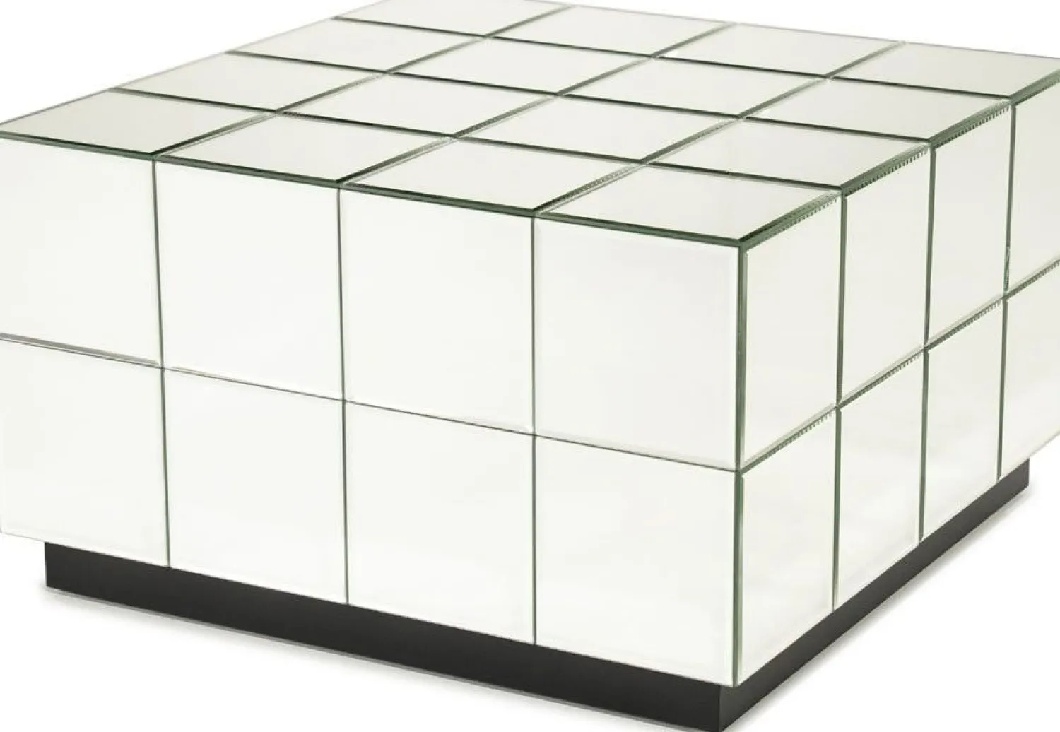Houten Salontafels-By Boo Flectron Salontafel Zilver