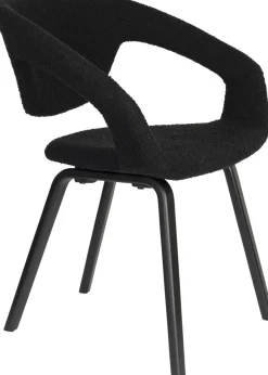 Design Stoelen-Zuiver Flexback (set van 2) Armstoel Zwart
