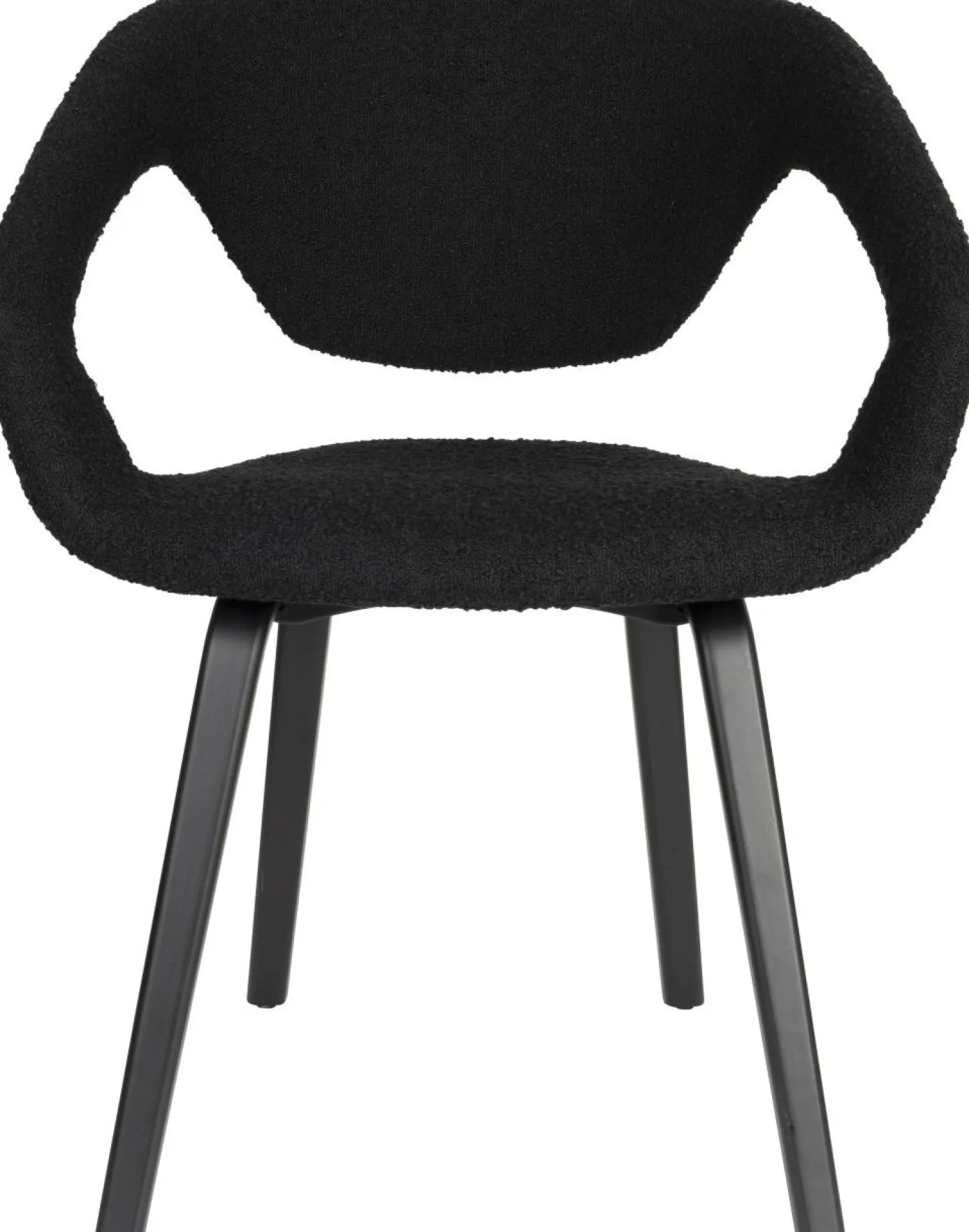 Design Stoelen-Zuiver Flexback (set van 2) Armstoel Zwart