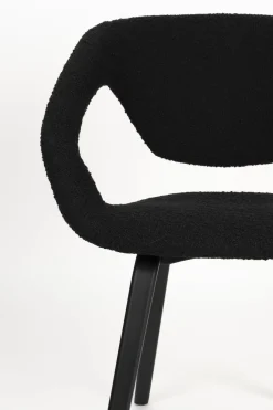 Design Stoelen-Zuiver Flexback (set van 2) Armstoel Zwart