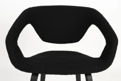 Design Stoelen-Zuiver Flexback (set van 2) Armstoel Zwart