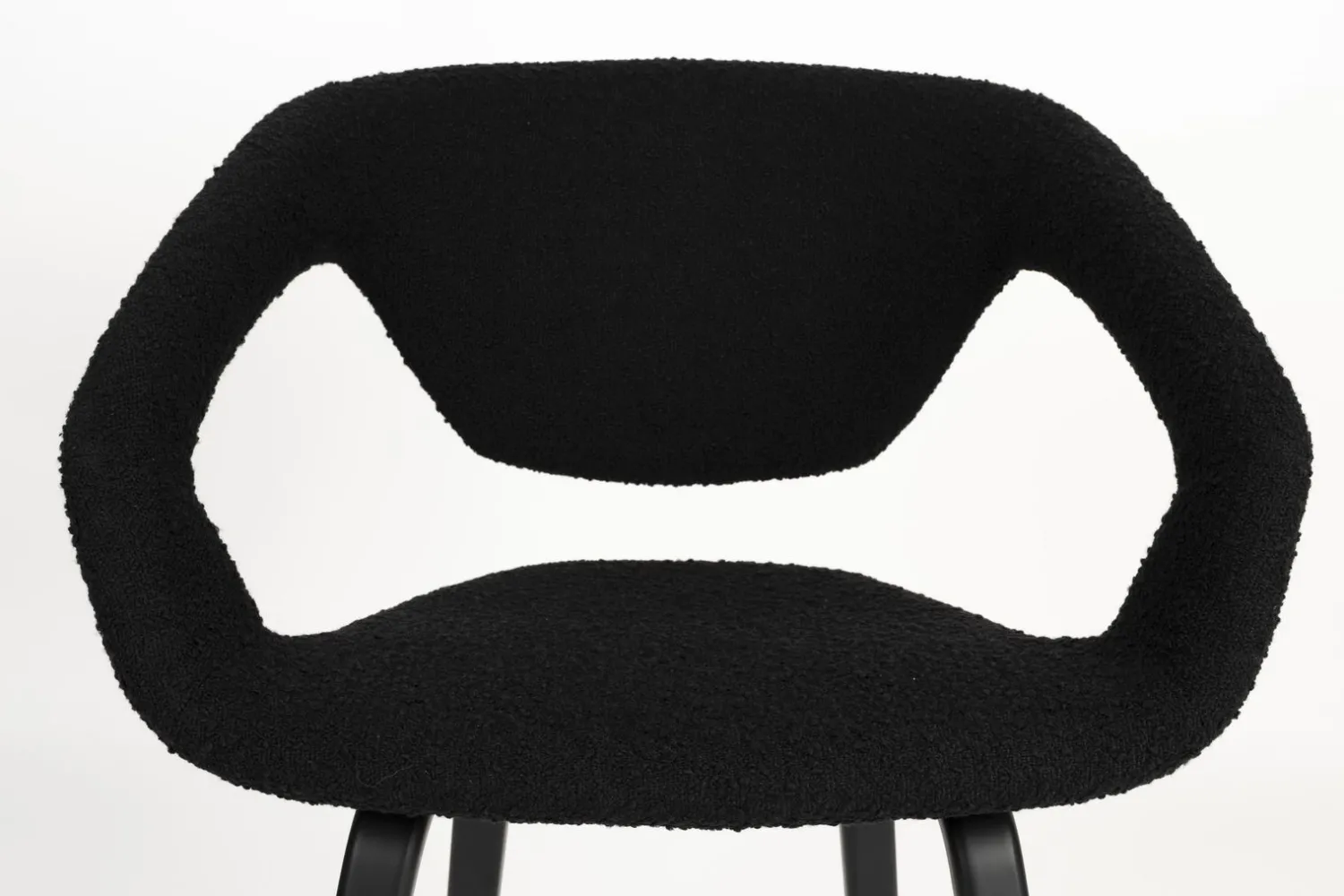 Design Stoelen-Zuiver Flexback (set van 2) Armstoel Zwart
