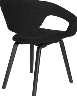 Design Stoelen-Zuiver Flexback (set van 2) Armstoel Zwart