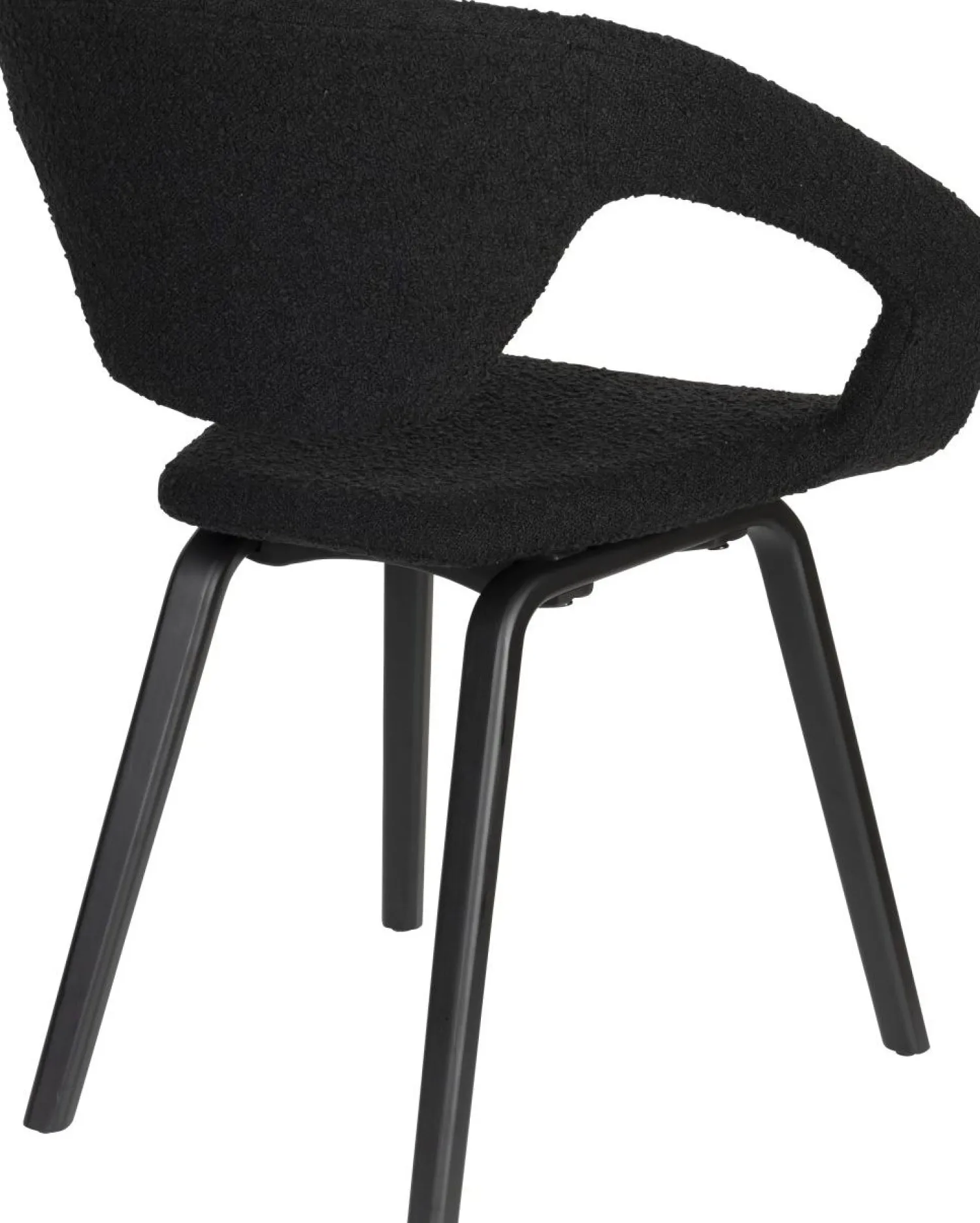Design Stoelen-Zuiver Flexback (set van 2) Armstoel Zwart