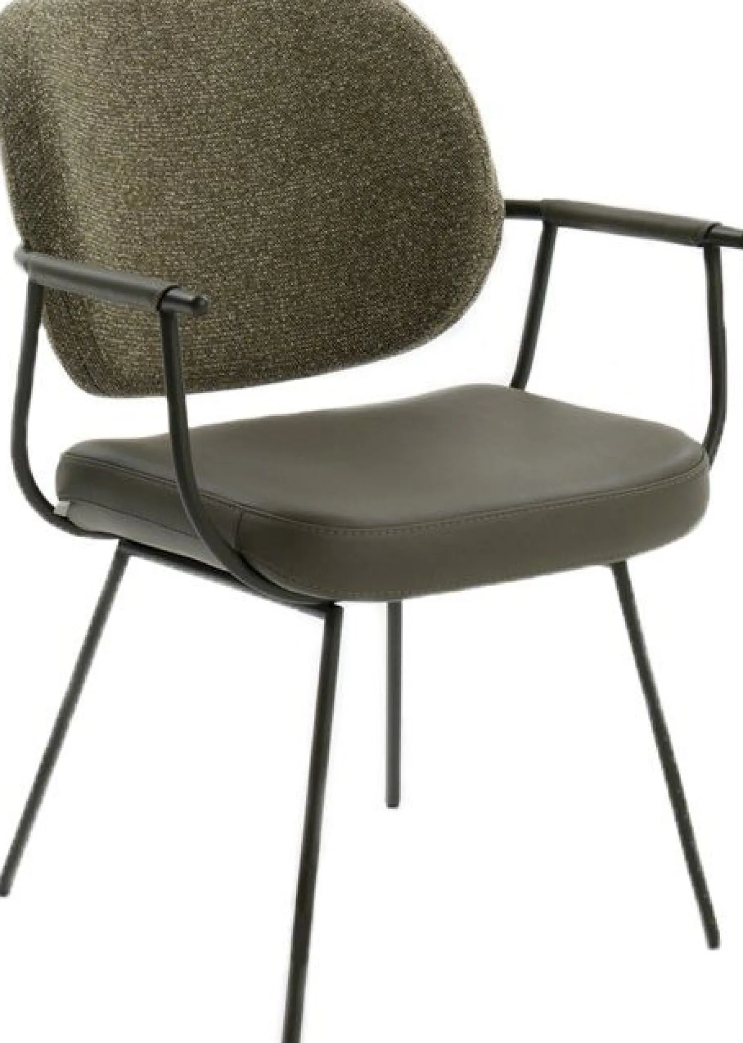 Design Stoelen|Eetkamerstoelen Met Armleuning-Bert Plantagie Flip Armstoel Groen
