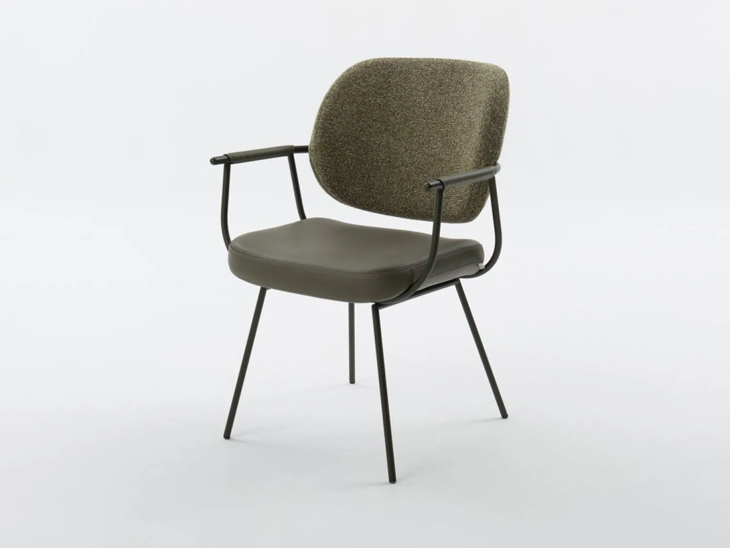 Design Stoelen|Eetkamerstoelen Met Armleuning-Bert Plantagie Flip Armstoel Groen