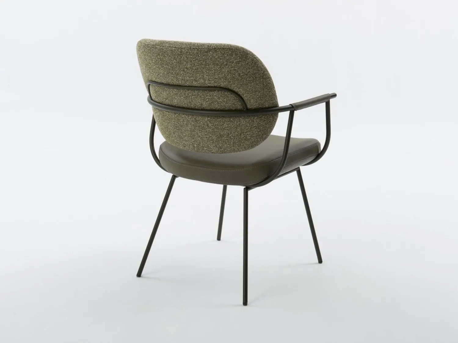 Design Stoelen|Eetkamerstoelen Met Armleuning-Bert Plantagie Flip Armstoel Groen