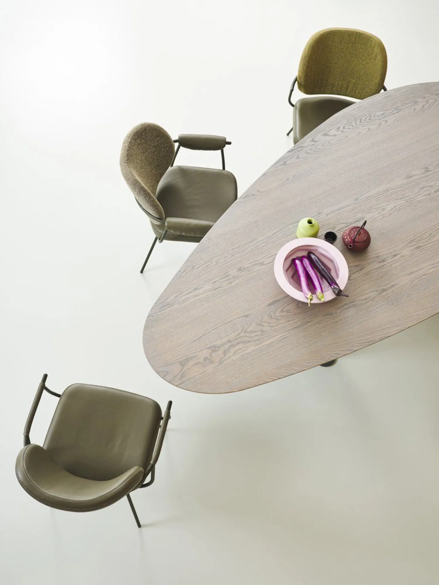 Design Stoelen|Eetkamerstoelen Met Armleuning-Bert Plantagie Flip Armstoel Groen