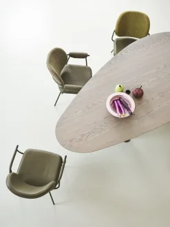 Design Stoelen|Eetkamerstoelen Zonder Armleuning-Bert Plantagie Flip Eetkamerstoel Groen