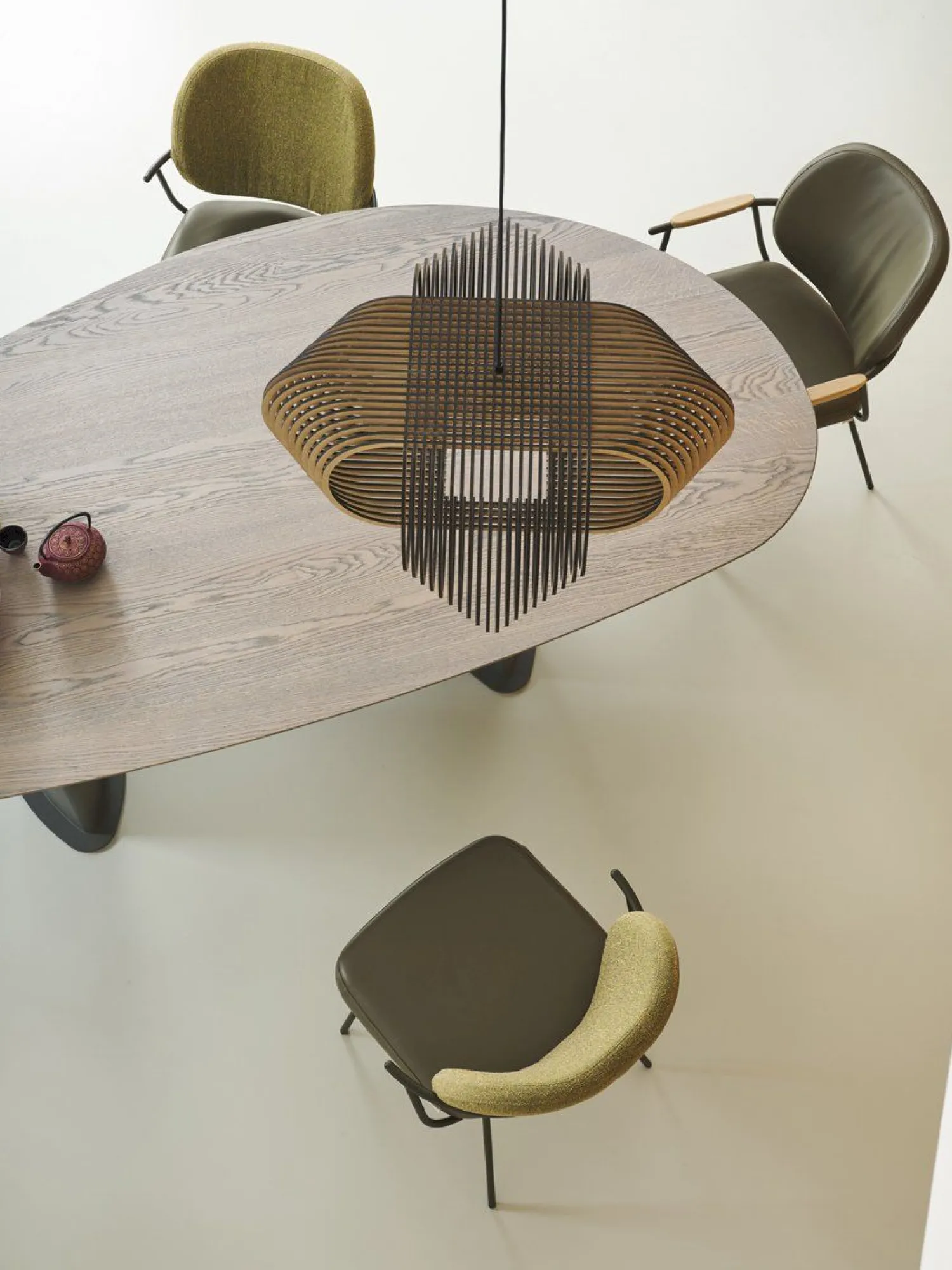 Design Stoelen|Eetkamerstoelen Zonder Armleuning-Bert Plantagie Flip Eetkamerstoel Groen