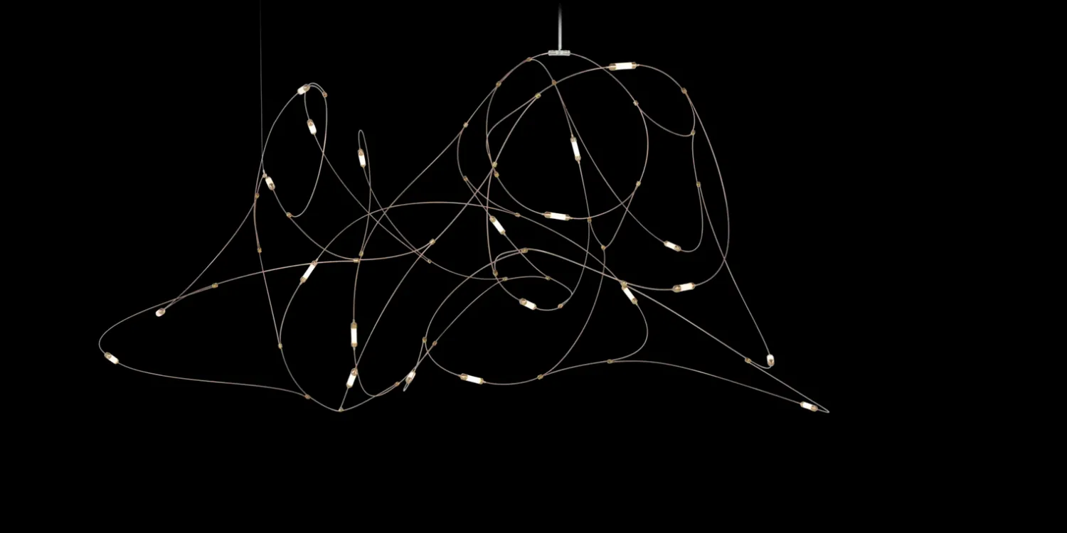 Design Hanglampen|Design Hanglampen-Moooi Flock of Light Hanglamp Bronze