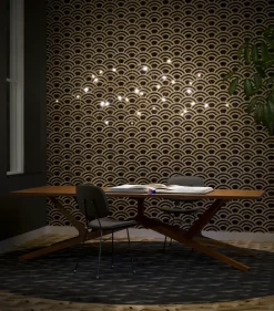 Design Hanglampen|Design Hanglampen-Moooi Flock of Light Hanglamp Bronze
