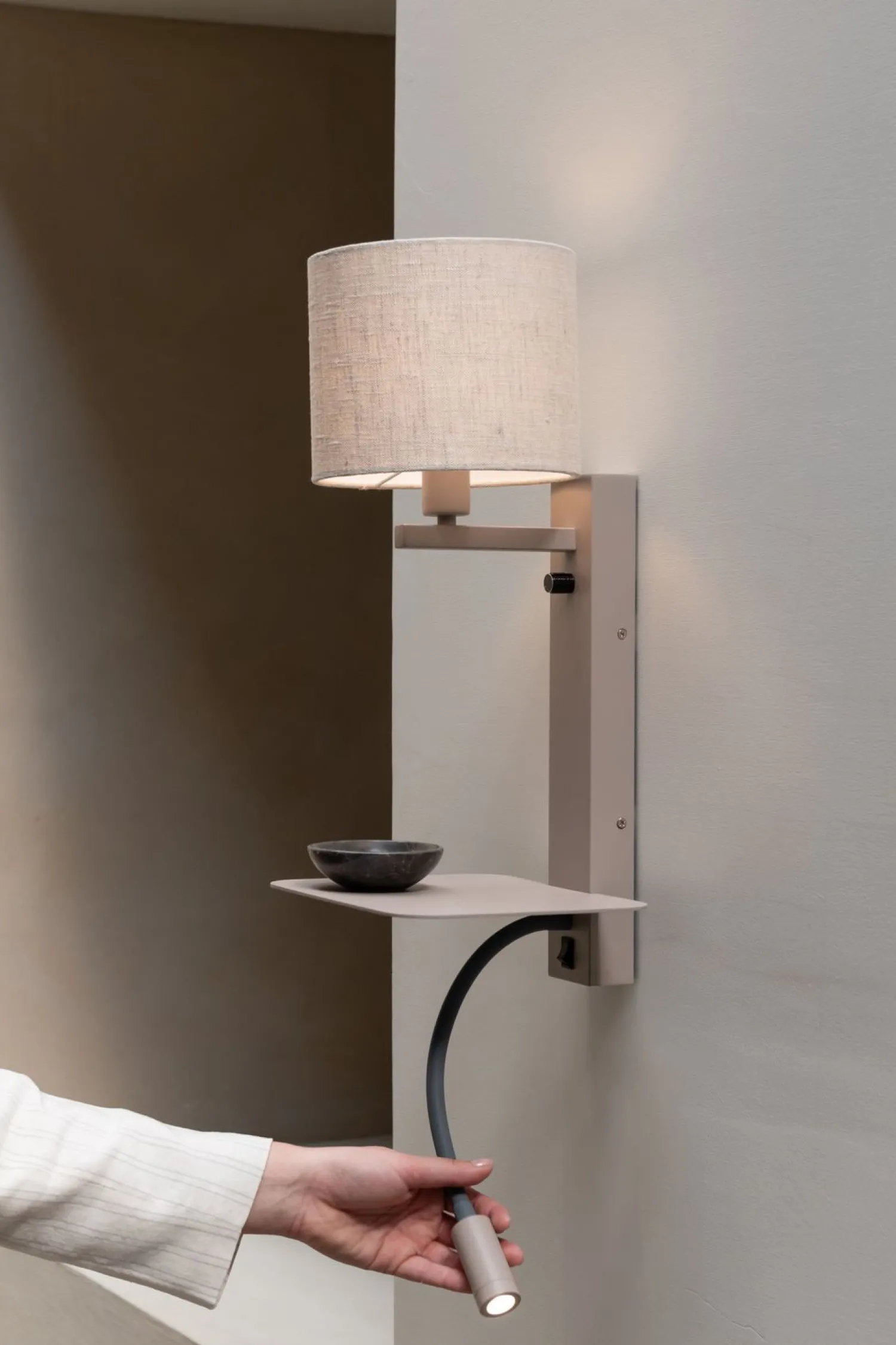 Wandlampen|Wandlampen-It's about RoMi Florence Wandlamp Sand, Light Linen