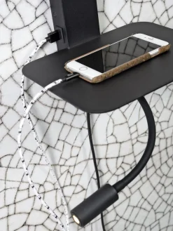 Industriële Wandlampen|Wandlampen-It's about RoMi Florence Wandlamp Licht Linnen
