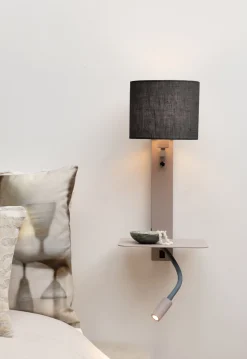 Wandlampen|Wandlampen-It's about RoMi Florence Wandlamp Sand, Black