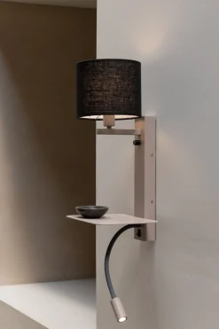 Wandlampen|Wandlampen-It's about RoMi Florence Wandlamp Sand, Black