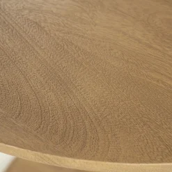 Houten Bijzettafels-Eleonora Florent Rond Bijzettafel Naturel